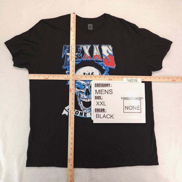 WWE Stone Cold Steve Austin Graphic Short Sleeve T Shirt Mens Size 2XL Black - Picture 5 of 9